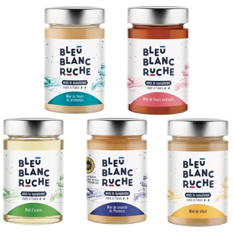 Bleu Blanc Ruche les miels