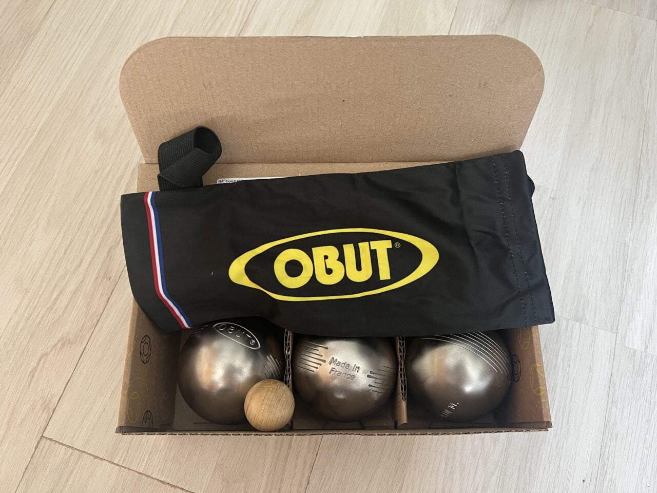 obut boite boules petit sac Boite de boules Obut avec son petit étui de rangement