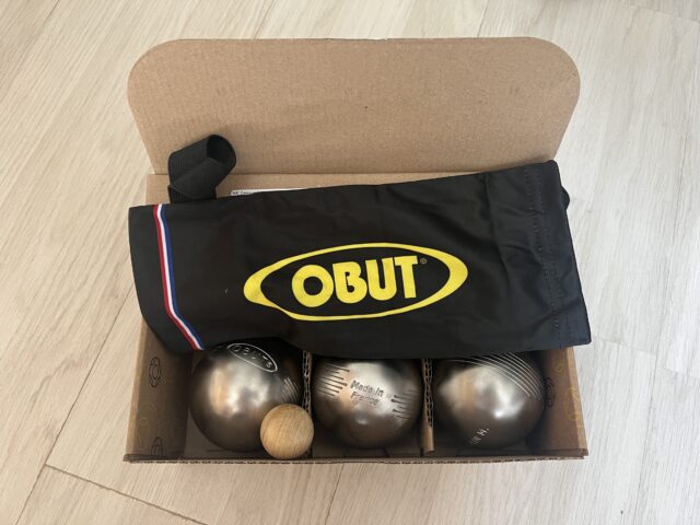 Boite de boules Obut avec son petit étui de rangement