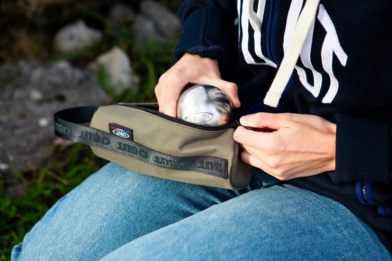 Obut -Sacoche en toile pour boules de pétanque