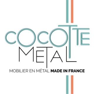 Cocotte en métal mobilier