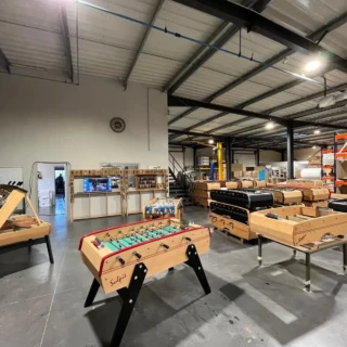 baby-foot Sulpie atelier de fabrication