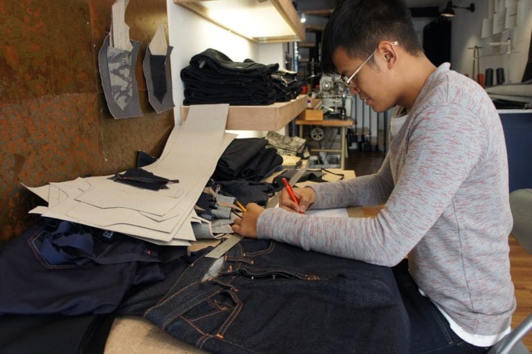 Dao Davy le jean atelier de fabrication