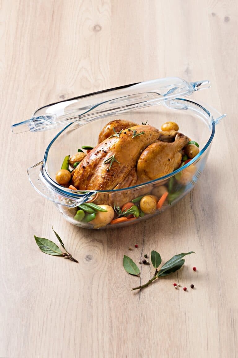 Cocotte en verre Pyrex