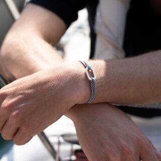 Le vent à la française - bracelet maillon