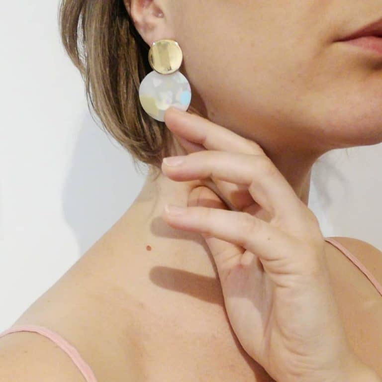Honey and Milk boucles d'oreille Blossom