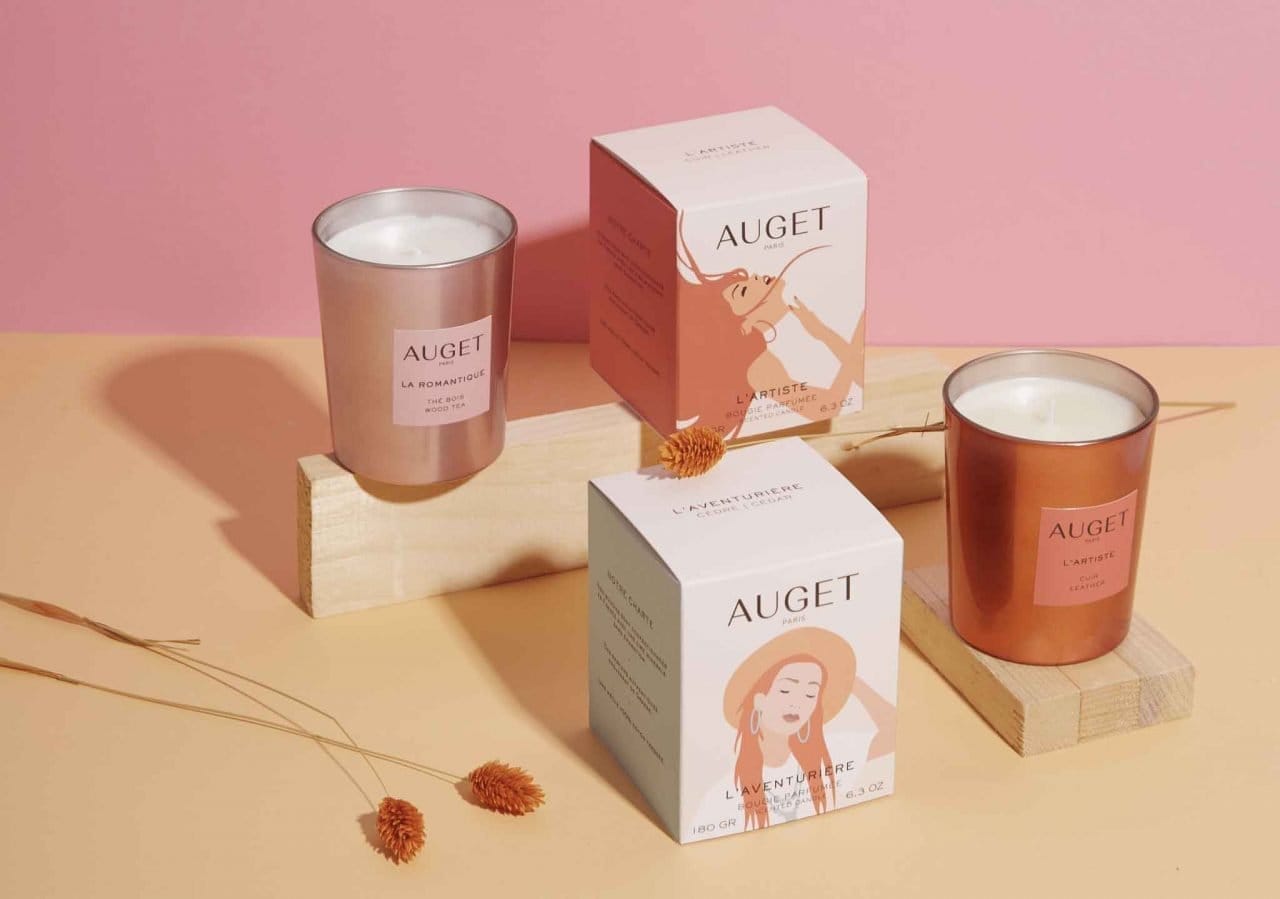 Les bougies parfumées Auget