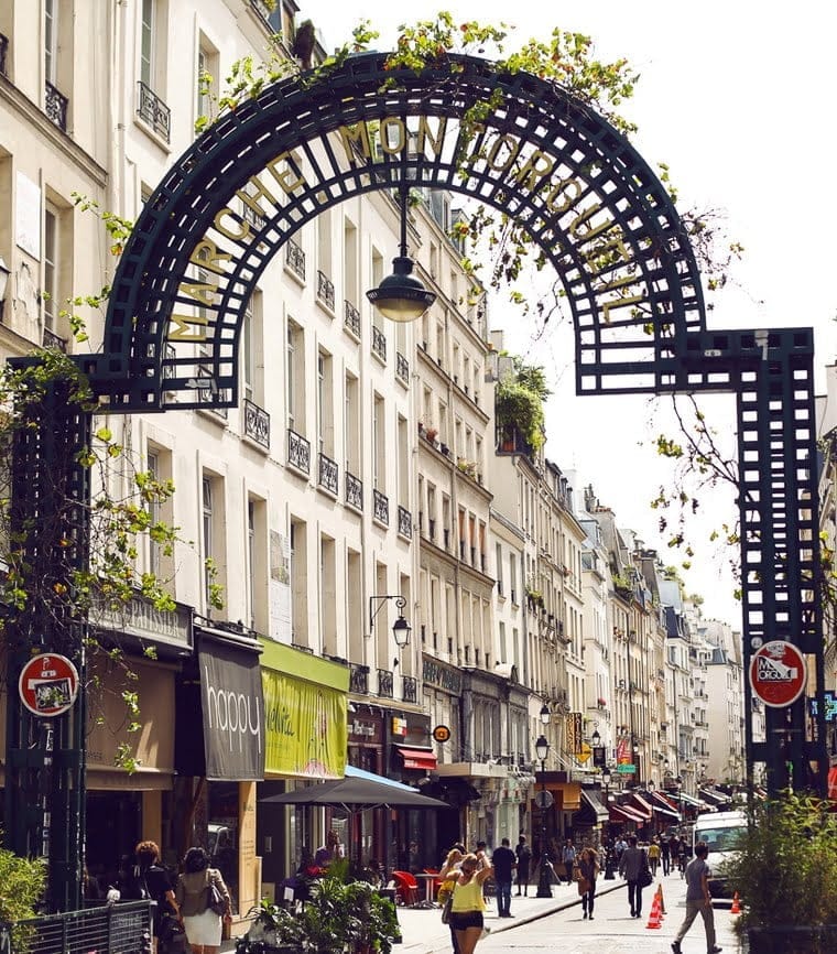 Quartier du sentier à Paris