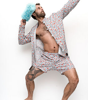 Pyjama d'été caleçon et veste du 34 au 54