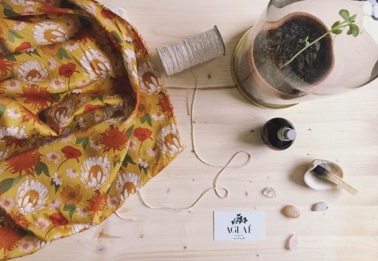 le tissu floral Aglaé