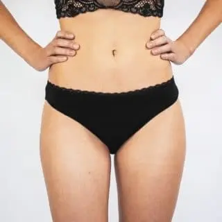 Elia culotte menstruelle modèle noir