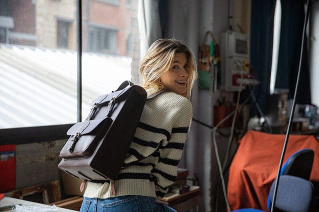 Valet de pique modèle sac à dos femme