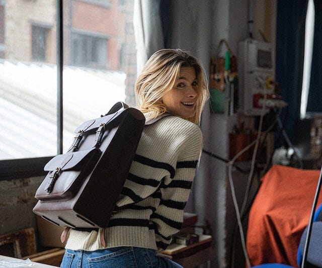 Valet de pique modèle sac à dos femme