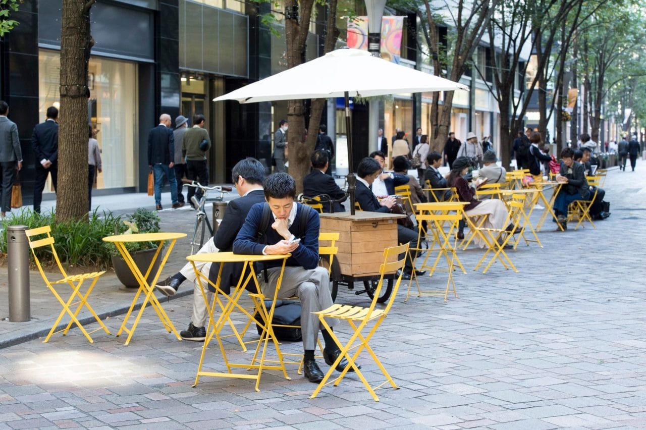 Fermob chaise bistro en Asie