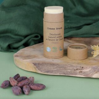 Comme Avant - Déodorant Bio Naturel Solide au beurre de Cacao