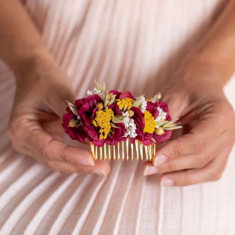 flowrette mariage peigne fleurs stabilisees flowrette-mariage-peigne-fleurs-stabilisees