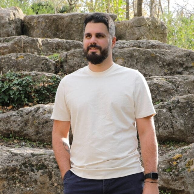 Comme Avant - T-shirt naturel en Coton pour homme