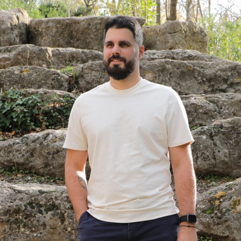 Comme Avant - T-shirt naturel en Coton pour homme