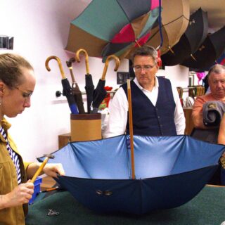 Fabrication d'un parapluie