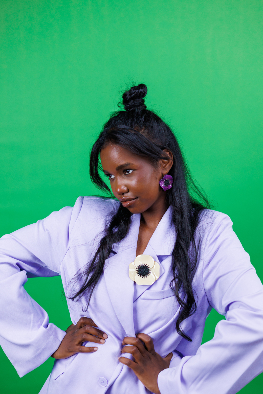 Ciléa Bijoux - boucles d'oreilles et broche