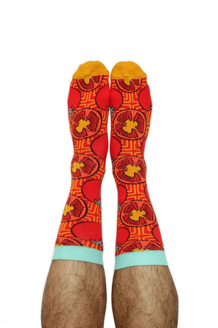 Quanailles-chaussettes-tomate