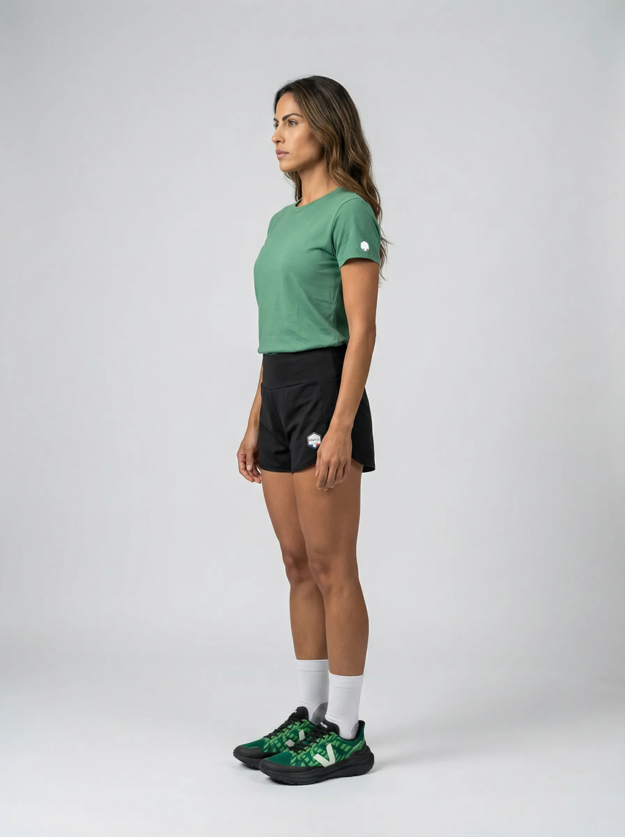 OGARUN T-SHIRT FEMME LAINE MERINOS SEA PINE