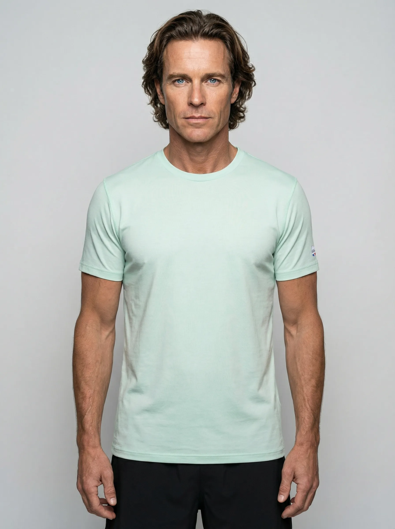 TS HOMME LAINE MERINOS CORDURA BLEU GLACIER