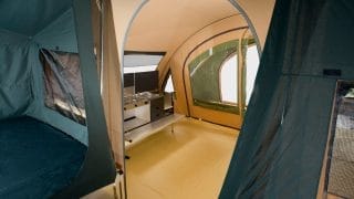 Une tente fabriquée par le spécialiste de l'hébergement en plein air.