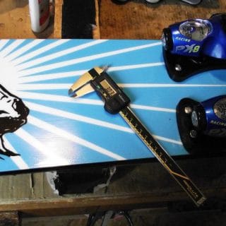 Fabrication du monoski Duret