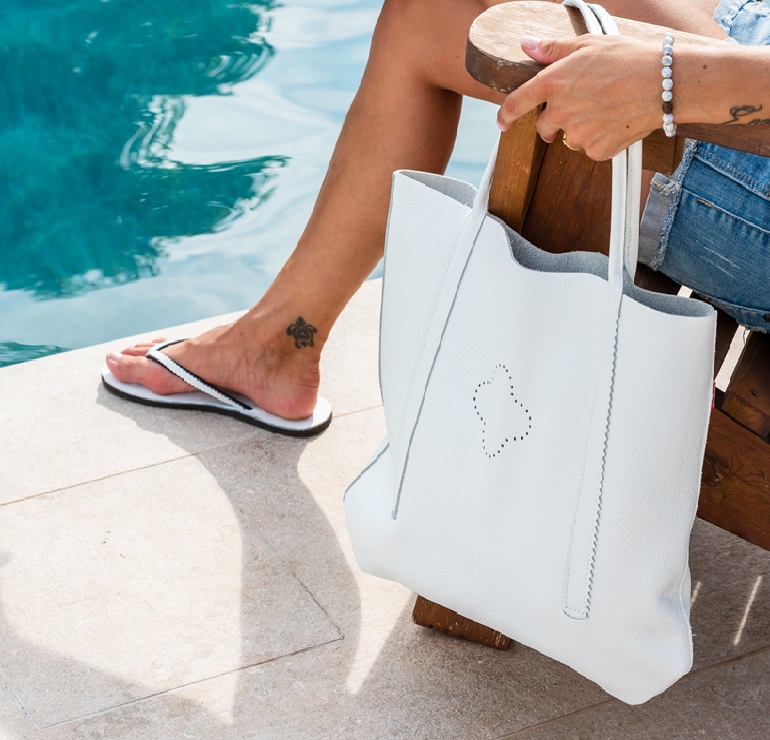 Couleur Tong - Tongs Lais blanc