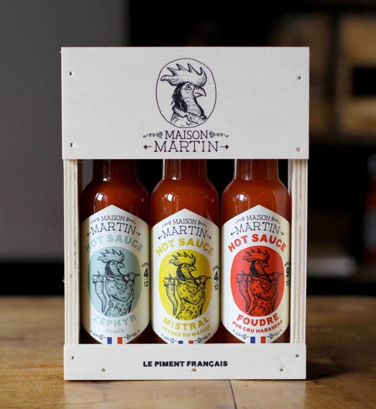 Coffret piments Maison Martin