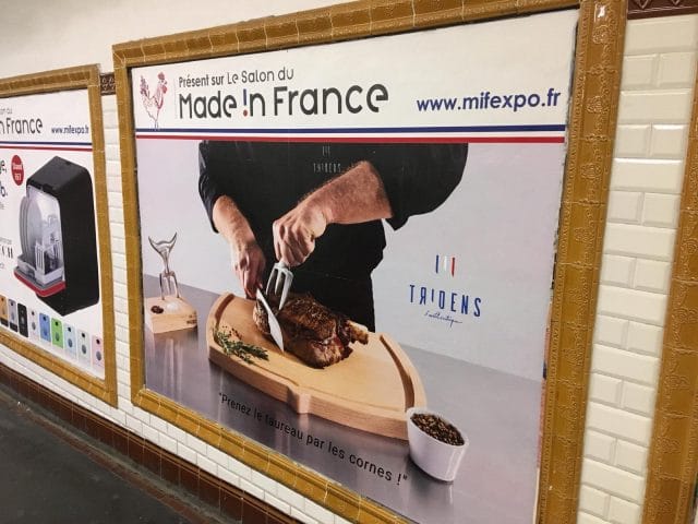 Salon du made in france affiche metro