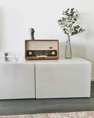 La radio vintage restaurée avec le système audio Focal