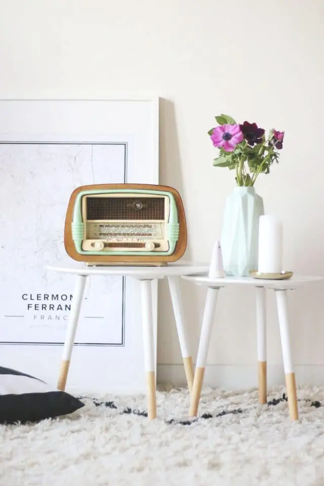 La radio vintage restaurée avec le système audio Focal