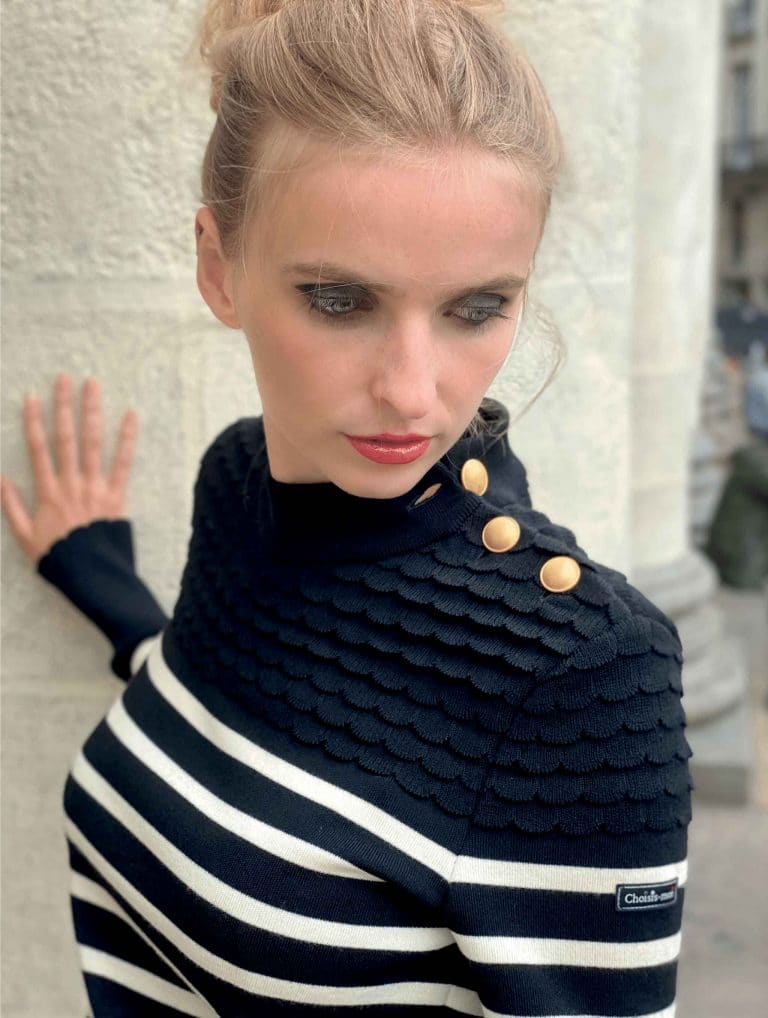Le pull marin à écailles de Choisis Moi