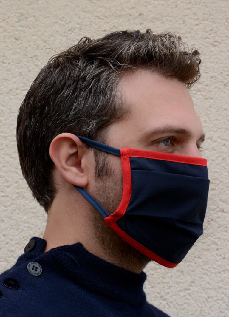 Leon Flam - Masque tissu élastique made in France