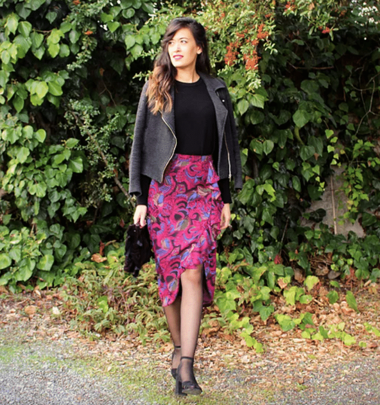 Emilie-prose-jupe-fushia
