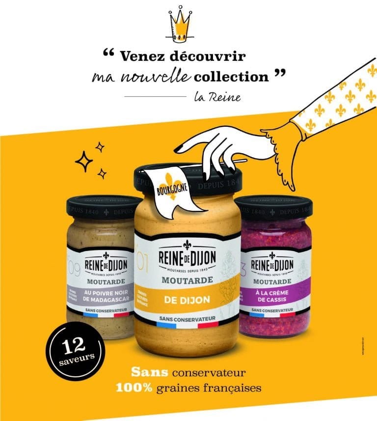 Les moutardes Reine de Dijon