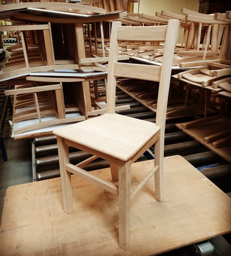 L'atelier de fabrication des chaises Lelièvre