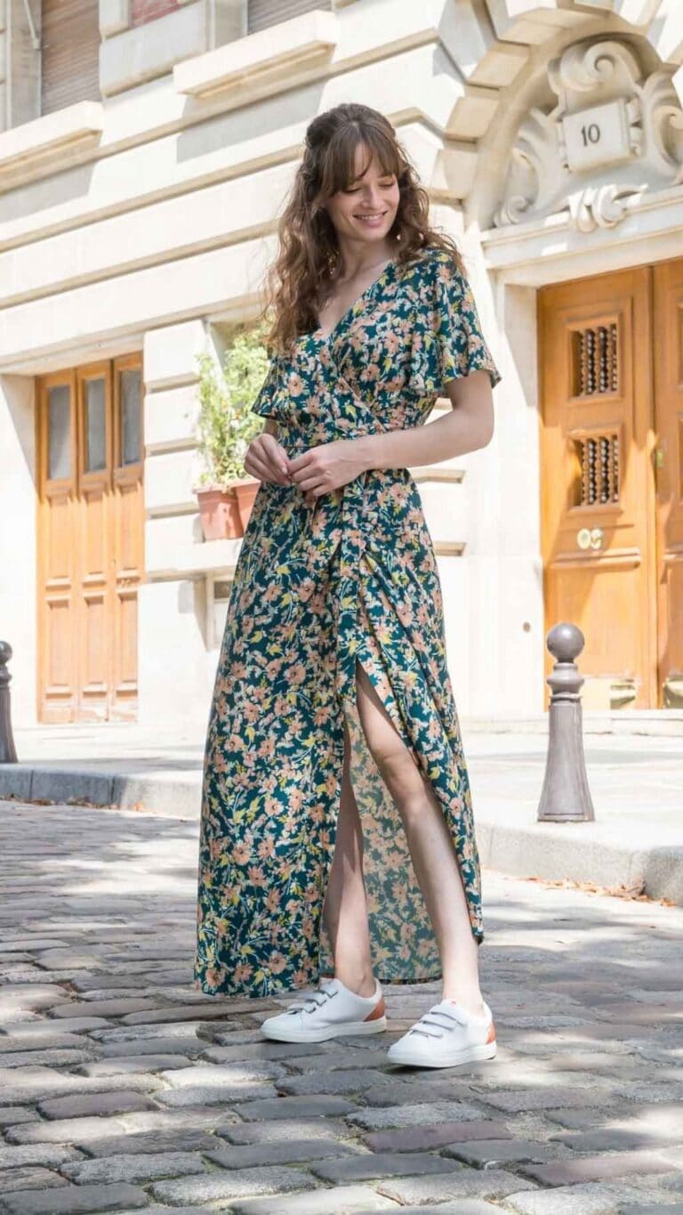 La robe portefeuille Les jupons de Louison