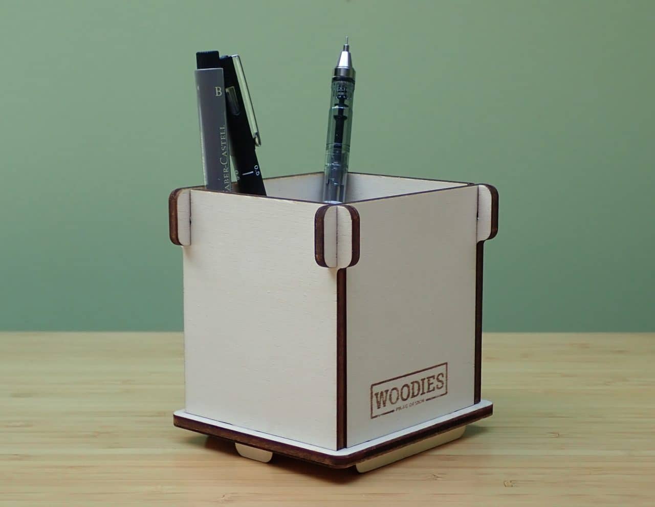 Woodies pot à crayons