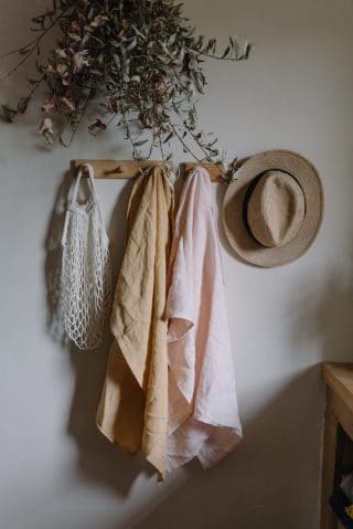 Le foulards en lin, cultivé et tissé en France.