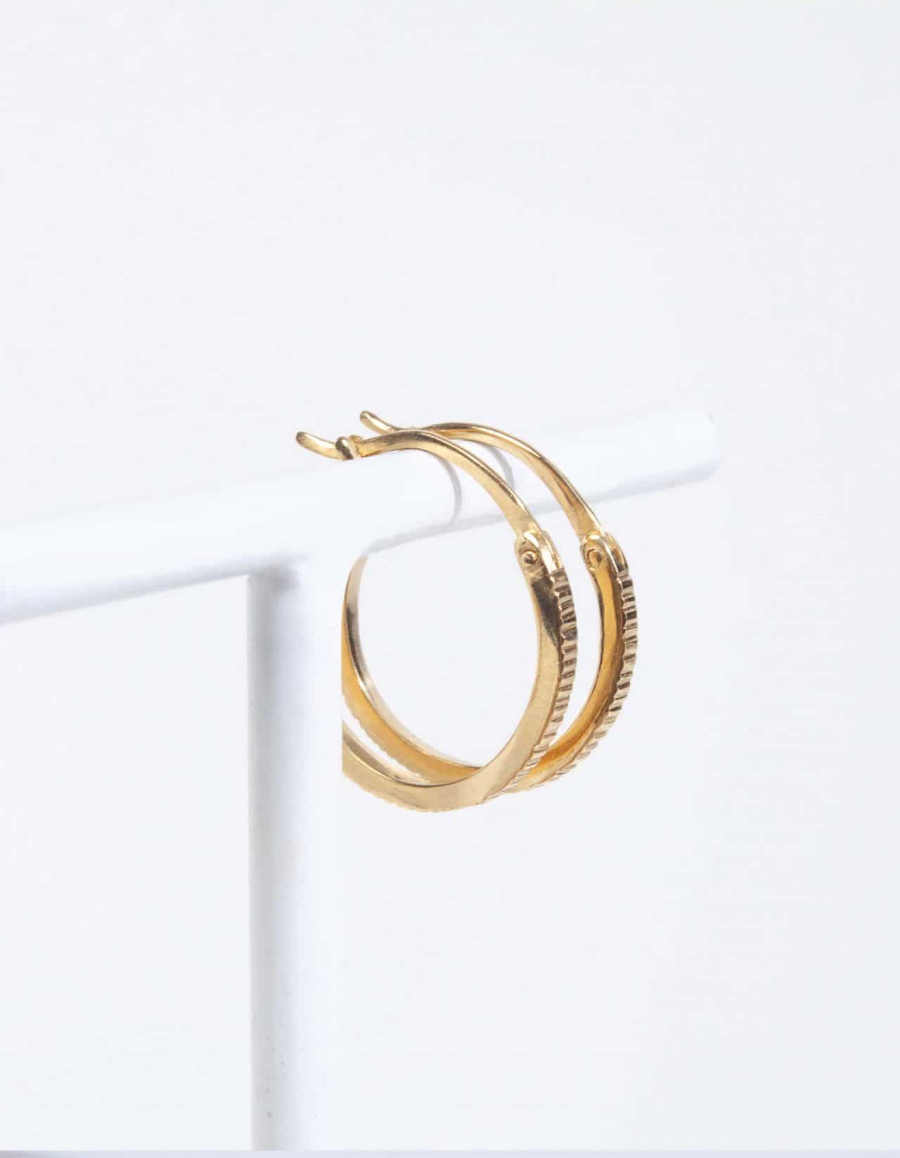 Les boucles d'oreilles créoles La Joaillerie Éthique Céline Lareynie