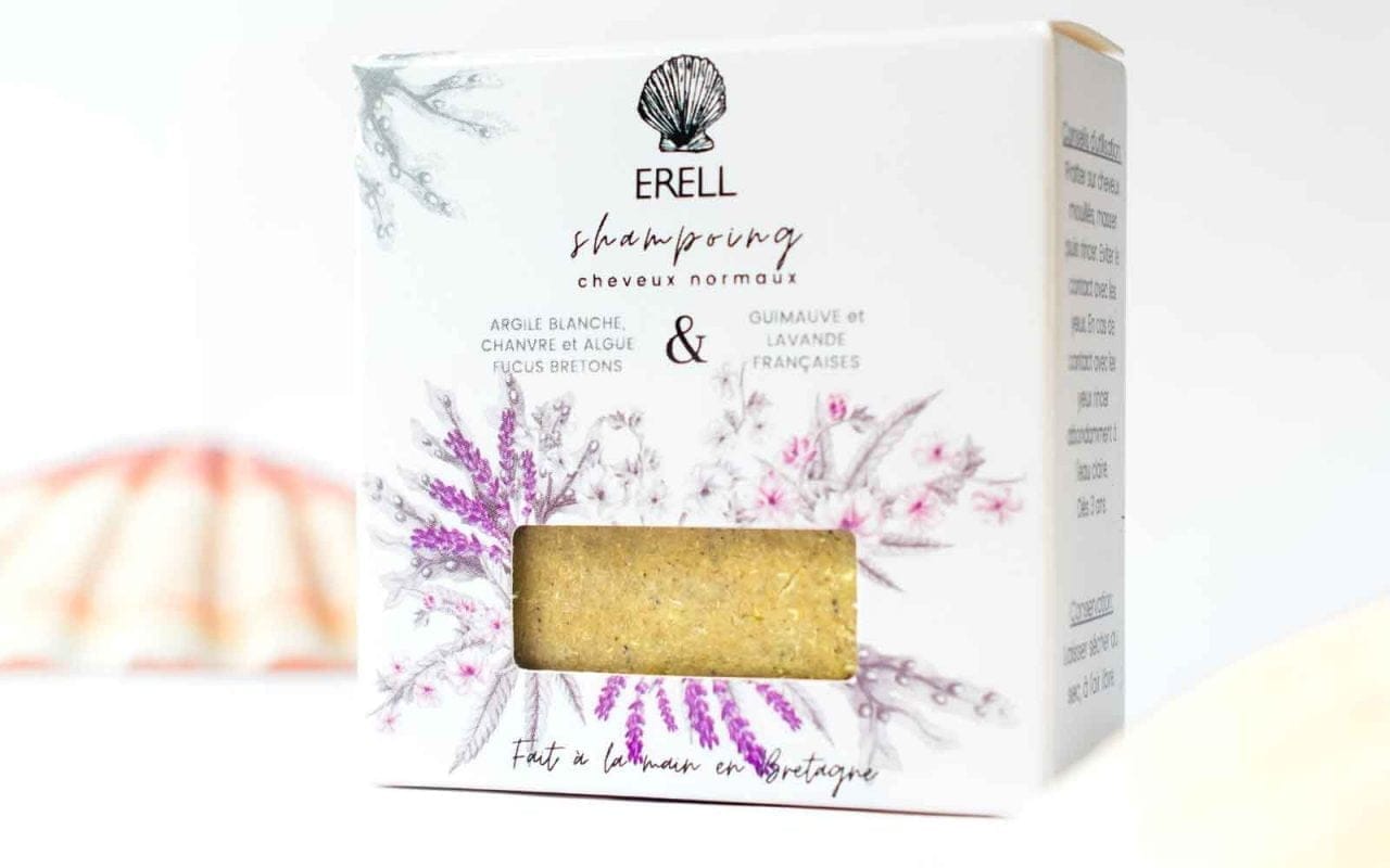 Shampoing solide pour cheveux normaux Erell