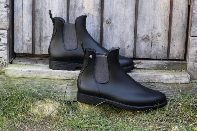 Jules et Jenn - Boots de pluie noir & gris pour homme