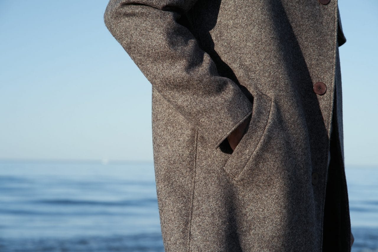 Le manteau en laine Le Modeste