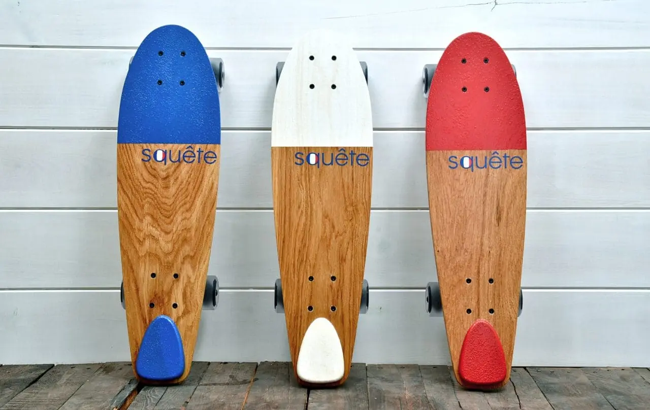 les skates tricolores Squête