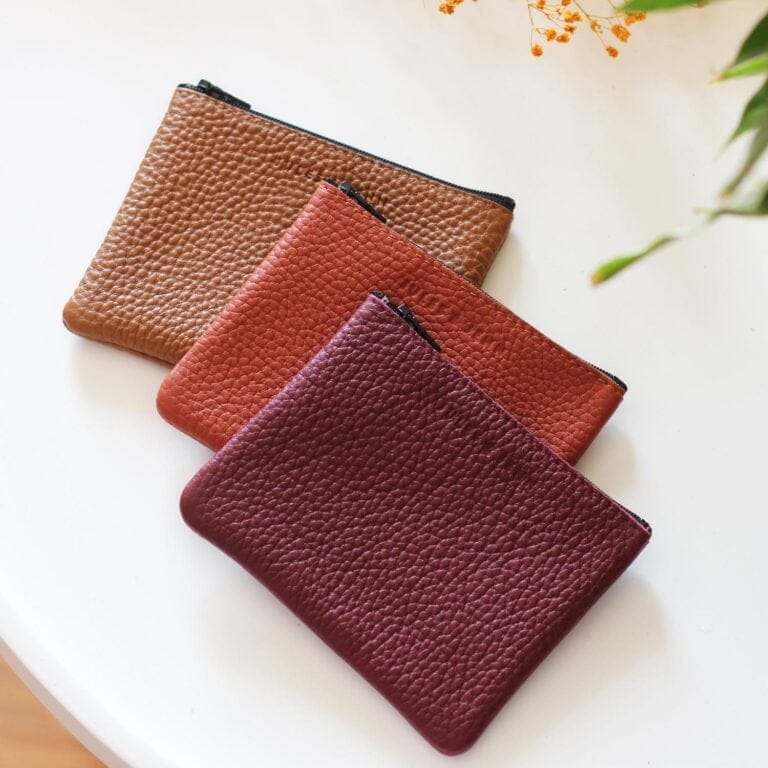 Jules et Jenn - Pochettes enveloppe cuir upcyclées