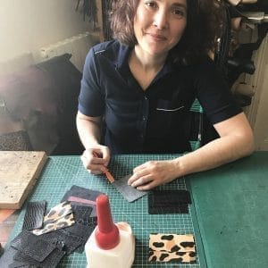 Nina dans son atelier 114 Paris