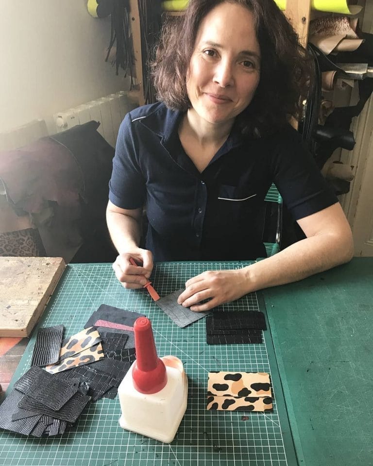 Nina dans son atelier 114 Paris